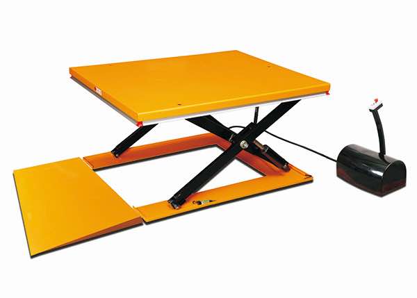 Hydraulic Lift Table with Steel Ramp