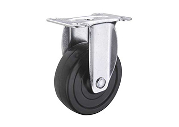 Rigid hard rubber Caster