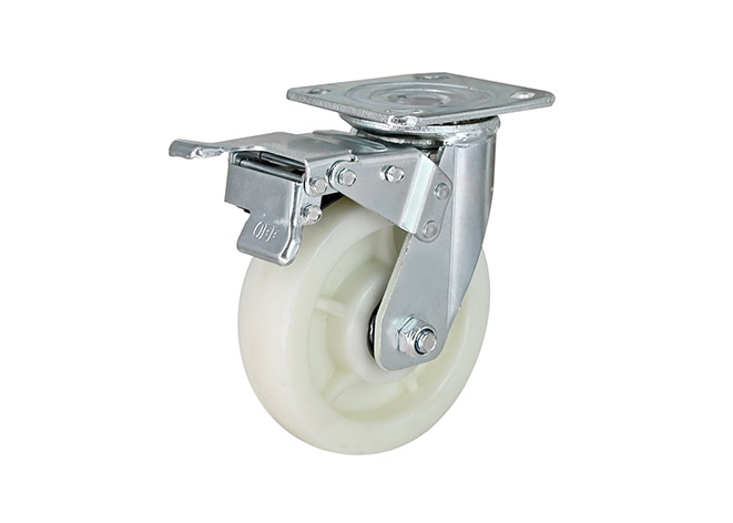 Swivel & Brake Nylon wheel Caster