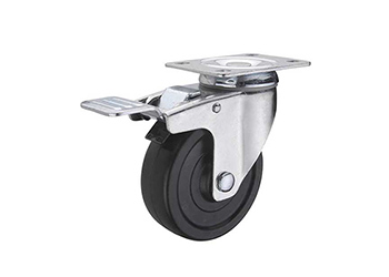 Swivel Brake hard rubber Caster