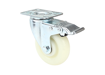 Swivel Brake Caster Nylon wheel