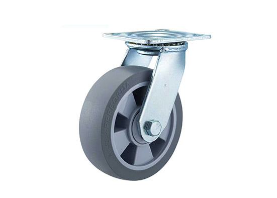Swivel TPR Wheel Caster-Flat Type Wheel