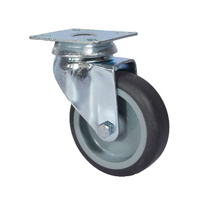 3 Inch TPR Wheel Swivel Castor Top Plate