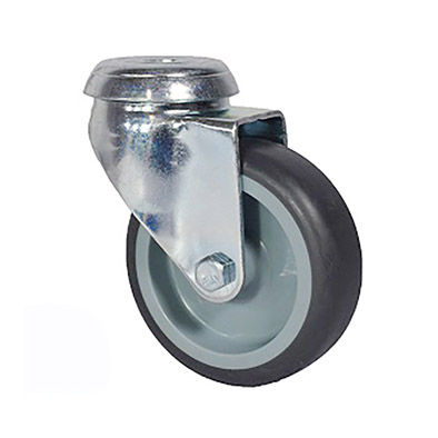 3 inch TPR Wheel Swivel Castor Bolt Hole